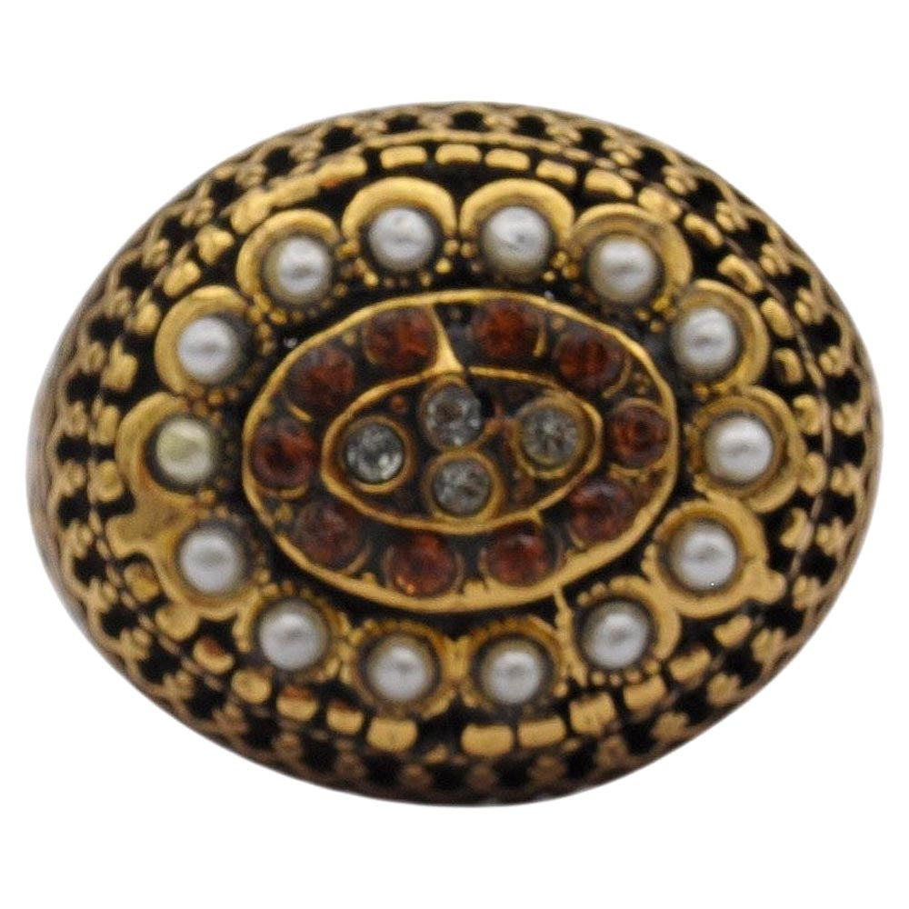 BAGUE PERLES & ARABESQUES CUIVRÉES - MY LITTLE VENDOME