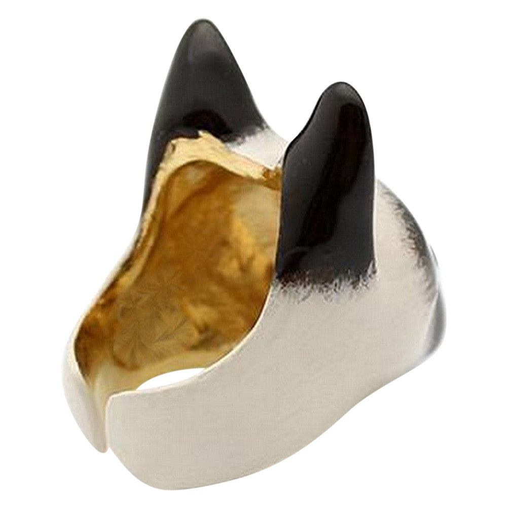 BAGUE CHAT SIAMOIS ÉMAILLÉE,  BAGUE ANIMAL - MY LITTLE VENDOME