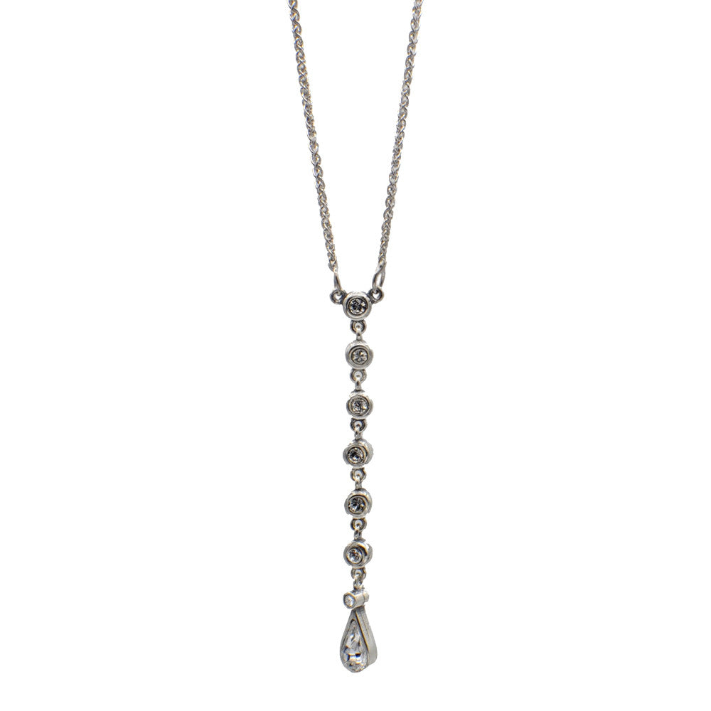 COLLIER Y EN ARGENT 925 ET PIERRES SEMI PRÉCIEUSES - MY LITTLE VENDOME