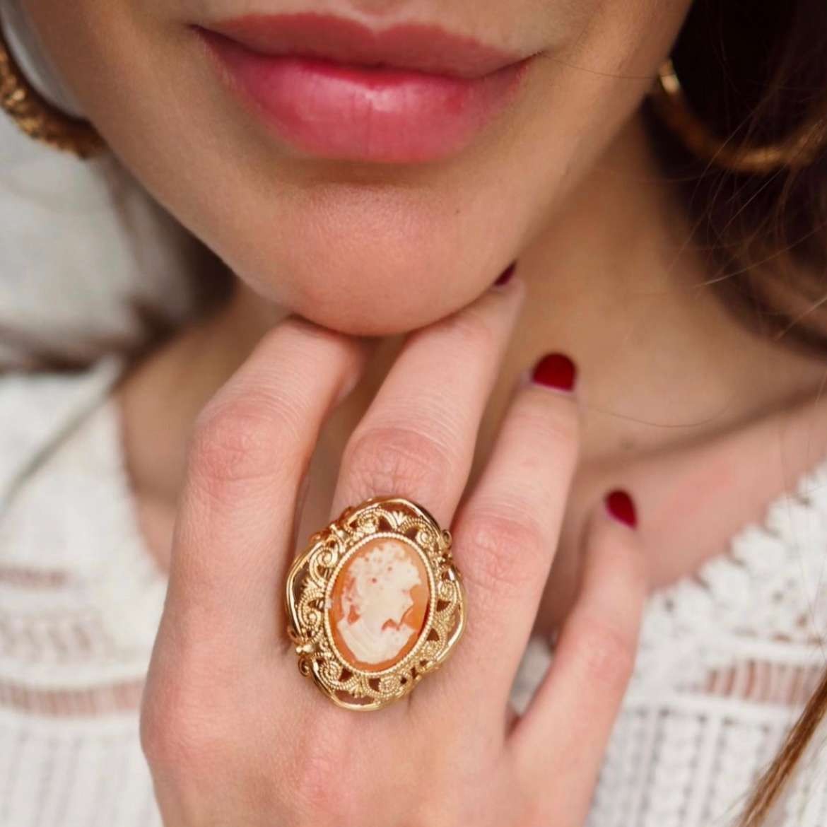 BAGUE CAMEE LOUVRE - MY LITTLE VENDOME