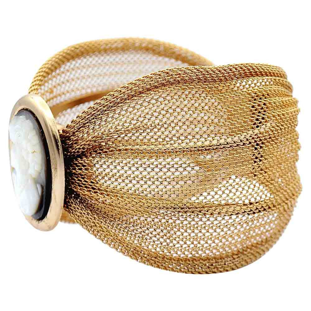 CAMEE BRACELET MANCHETTE OR VENITIEN | BIJOUX CAMEE - MY LITTLE VENDOME