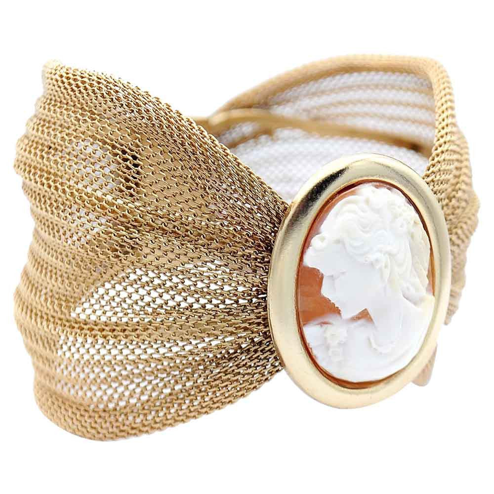 CAMEE BRACELET MANCHETTE OR VENITIEN | BIJOUX CAMEE - MY LITTLE VENDOME
