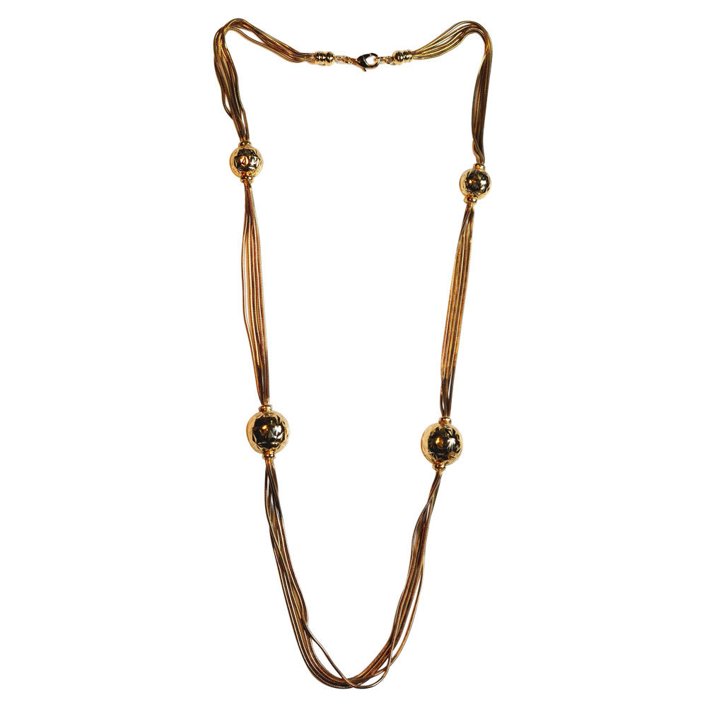 SAUTOIR DORE COLLIER OR VENITIEN 14 CARATS SAUTOIR OR SAUTOIR BOHEME CHIC COLLIER BOHO COLLIER ART DECO COLLIER FEMME - MY LITTLE VENDOME