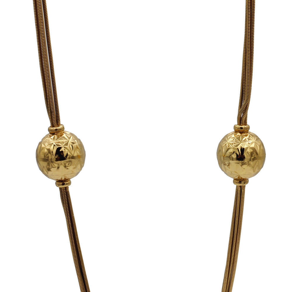 SAUTOIR DORE COLLIER OR VENITIEN 14 CARATS SAUTOIR OR SAUTOIR BOHEME CHIC COLLIER BOHO COLLIER ART DECO COLLIER FEMME - MY LITTLE VENDOME