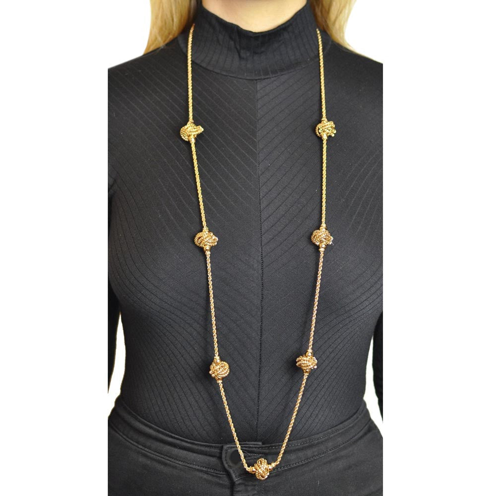 SAUTOIR DORE COLLIER OR VENITIEN 14 CARATS SAUTOIR OR SAUTOIR BOHEME CHIC COLLIER BOHO COLLIER ART DECOCOLLIER FEMME - MY LITTLE VENDOME