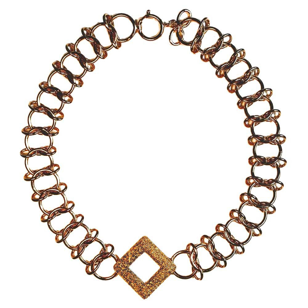 COLLIER RAS DE COU DORE COLLIER OR VENITIEN 14 CARATS  COLLIER FEMME  COLLIER BOHO COLLIER ART DECO - MY LITTLE VENDOME