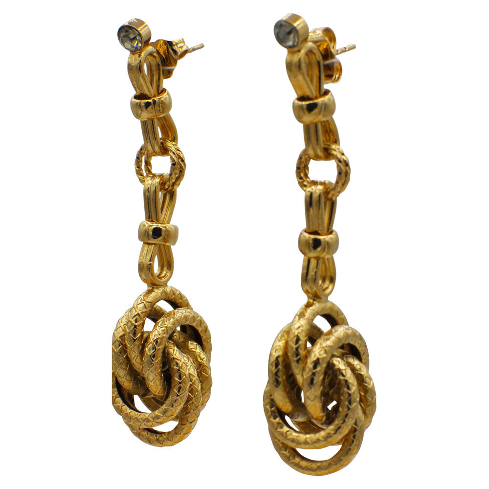 BOUCLES D'OREILLES POMPON, BOUCLE OREILLE ART DECO, BOUCLES D'OREILLES OR VENITIEN 14 CARATS, POMPOM - MY LITTLE VENDOME