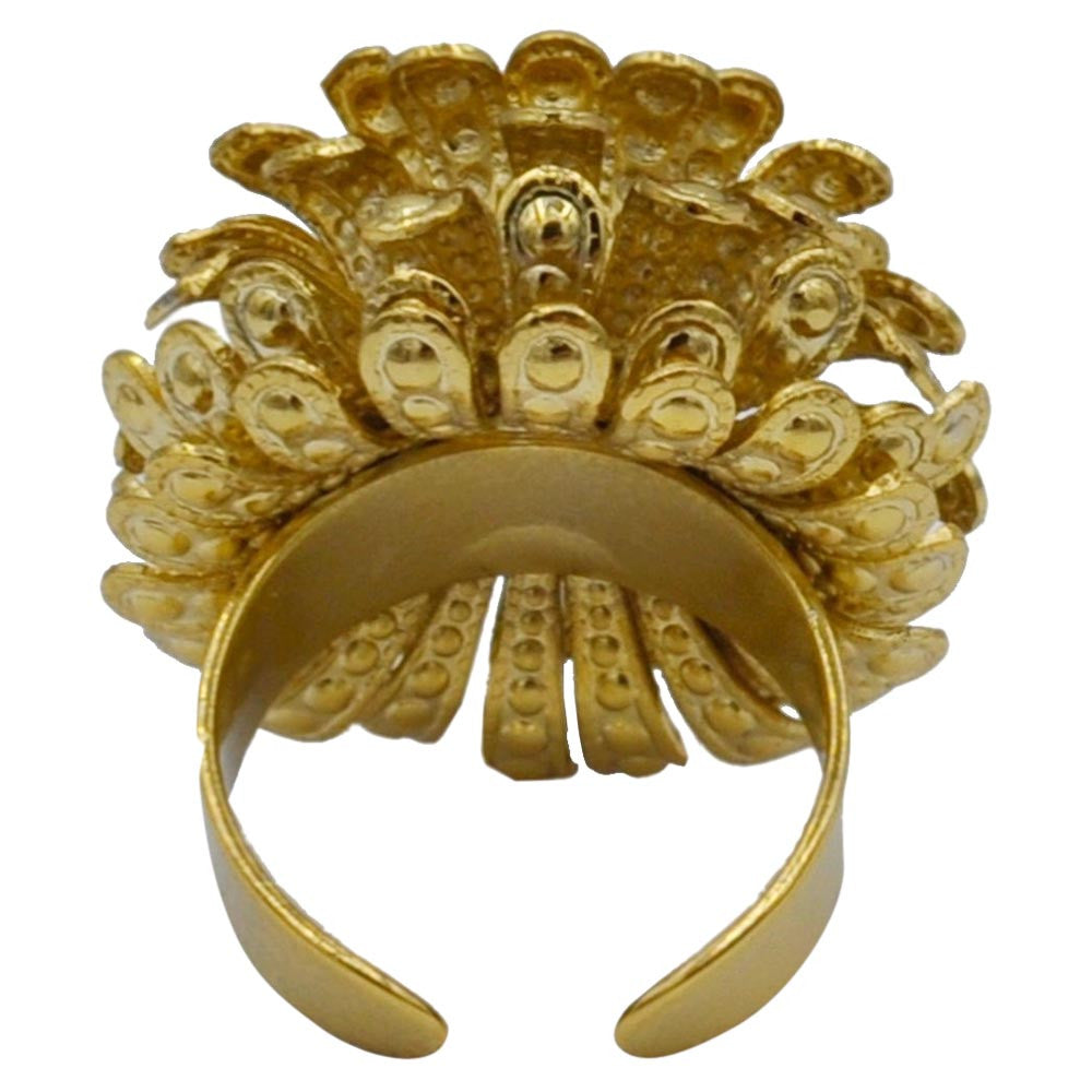 PERLE BAGUE FEMME BAGUE PERLE BAGUE DOREE BAGUE OR ROSE VENITIEN 14 CARATS BAGUE BOHO BIJOU FLEUR BAGUE AJUSTABLE - MY LITTLE VENDOME