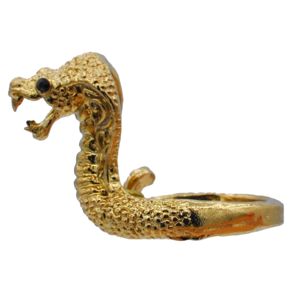 BAGUE SERPENT OR VENITIEN 14 CARATS BAGUE PIERRE SEMI PRECIEUSE BAGUE DOREE BAGUE OR BAGUE HOMME BAGUE FEMME BAGUE AJUSTABLE - MY LITTLE VENDOME