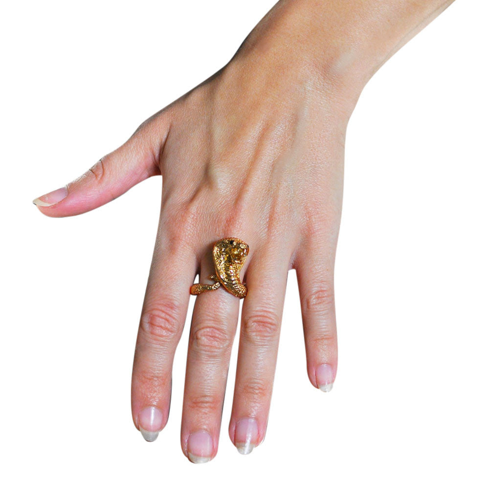 BAGUE SERPENT OR VENITIEN 14 CARATS BAGUE PIERRE SEMI PRECIEUSE BAGUE DOREE BAGUE OR BAGUE HOMME BAGUE FEMME BAGUE AJUSTABLE - MY LITTLE VENDOME