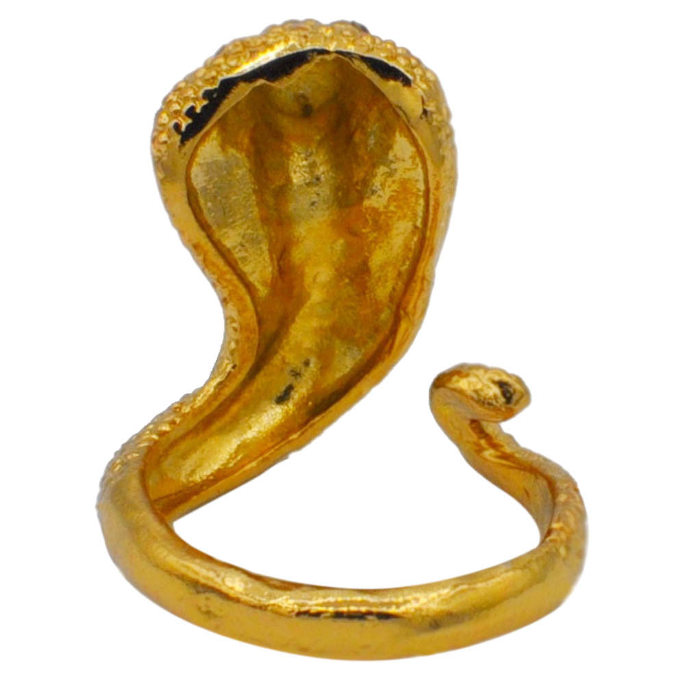 BAGUE SERPENT OR VENITIEN 14 CARATS BAGUE PIERRE SEMI PRECIEUSE BAGUE DOREE BAGUE OR BAGUE HOMME BAGUE FEMME BAGUE AJUSTABLE - MY LITTLE VENDOME