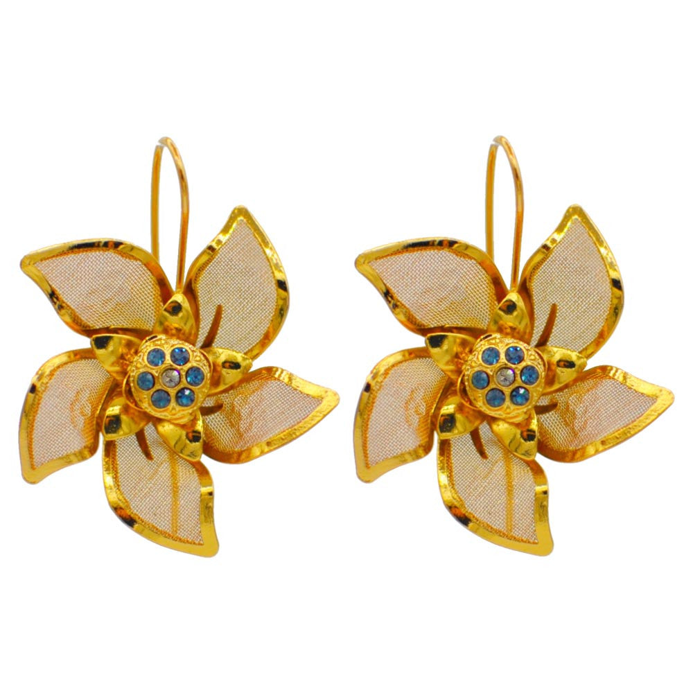 QUARTZ & FLEUR BOUCLES D'OREILLES, BOUCLES D'OREILLES PIERRE OR ROSE VENITIEN 14 CARATS & SEMI PRECIEUSE - MY LITTLE VENDOME