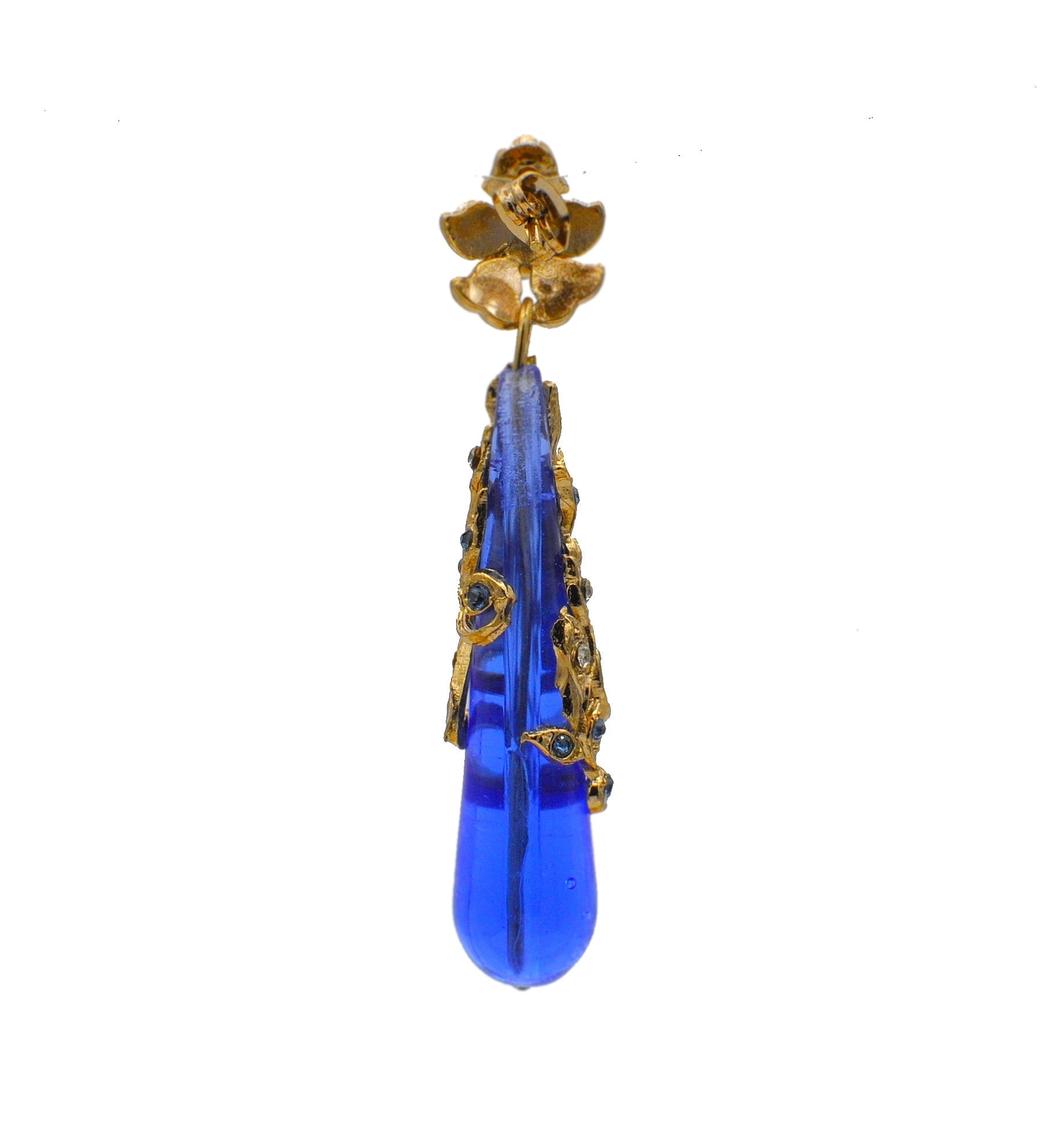 ALMA - Boucle d’oreille en verre de Murano Art nouveau - MY LITTLE VENDOME