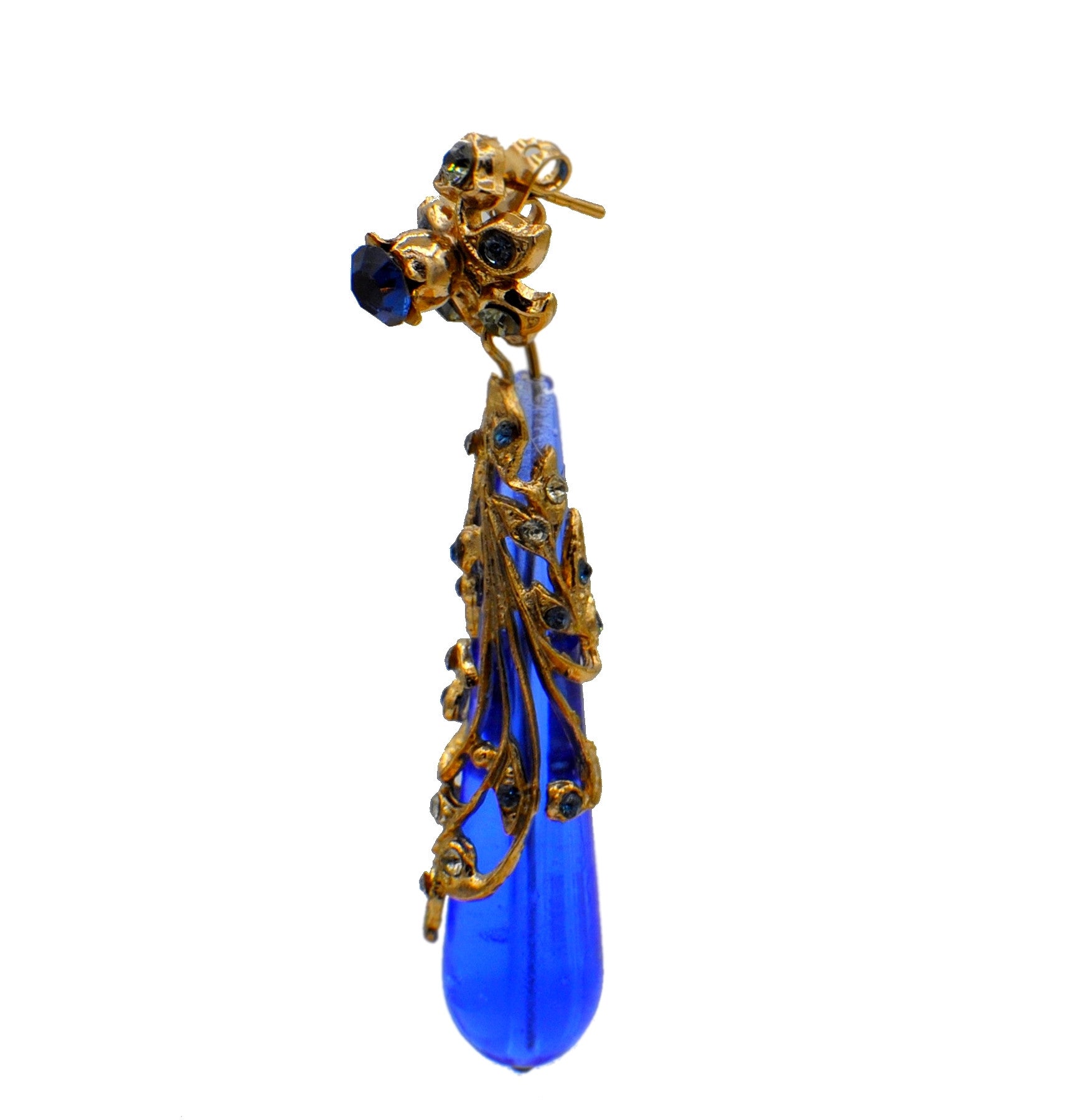 ALMA - Boucle d’oreille en verre de Murano Art nouveau - MY LITTLE VENDOME