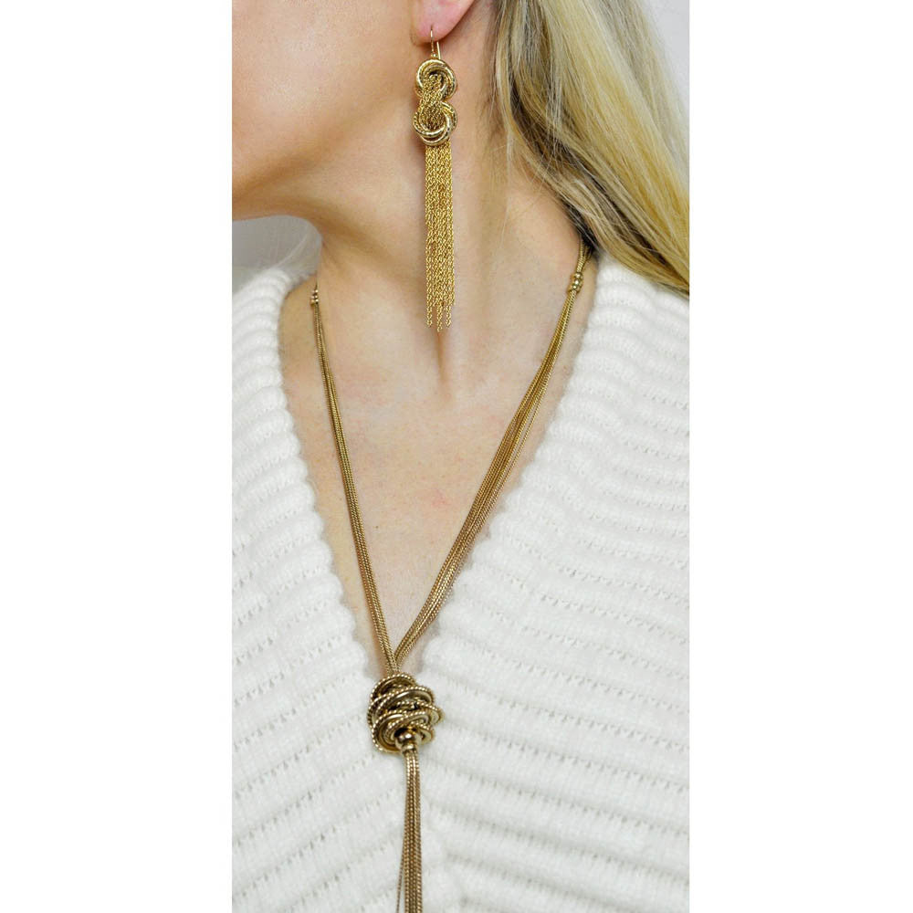 PARURE BIJOUX CADEAU FEMME POMPONS: Collier + BOUCLE D'OREILLE - MY LITTLE VENDOME