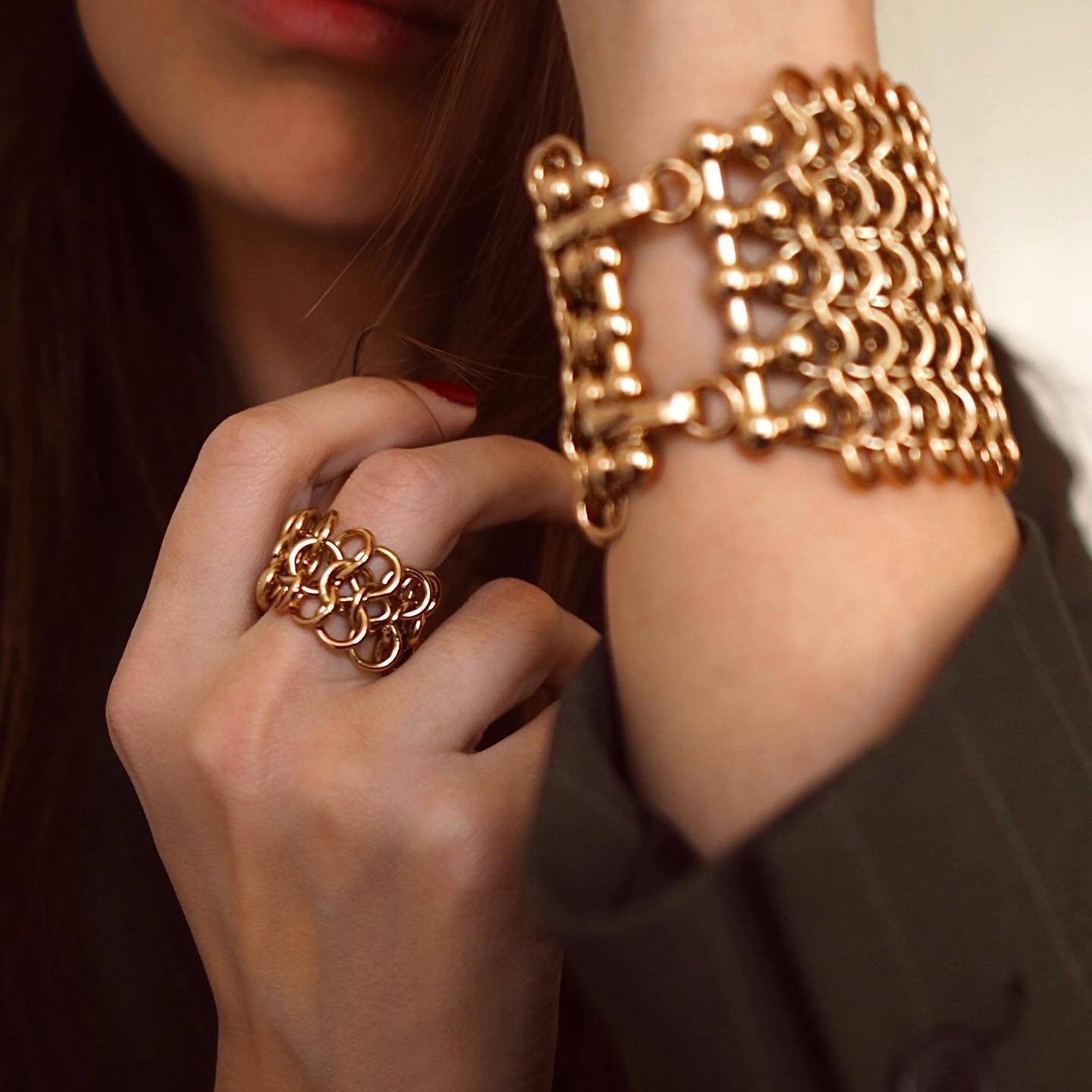 PARURE VENDOME OR Bracelet + bague - MY LITTLE VENDOME