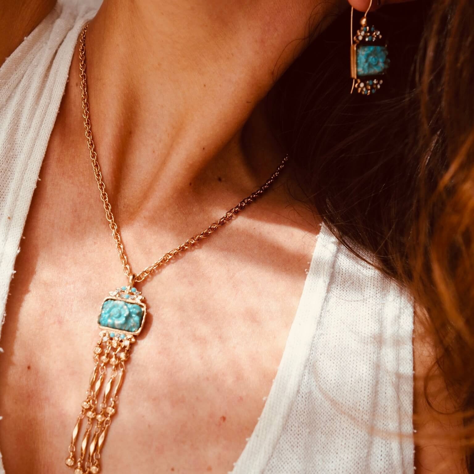 PARURE ROSIERS Collier + bracelet - MY LITTLE VENDOME
